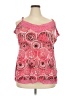 Faded Glory 100% Polyester Pink Sleeveless Blouse Size 3X - photo 1