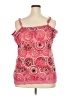 Faded Glory 100% Polyester Pink Sleeveless Blouse Size 3X - photo 2