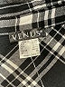 Venus Plaid Black Long Sleeve Blouse Size XS - photo 7