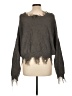 Just Polly 100% Acrylic Gray Pullover Sweater Size L - photo 2