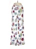 E by Eloise 100% Cotton Paisley White Casual Pants Size XS - photo 1
