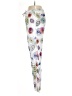 E by Eloise 100% Cotton Paisley White Casual Pants Size XS - photo 5