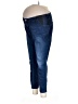 Isabel Maternity Solid Blue Jeans Size 10 - photo 1