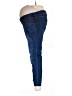 Isabel Maternity Solid Blue Jeans Size 10 - photo 5