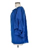 Elan 100% Rayon Blue 3/4 Sleeve Blouse One size - photo 5