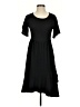 Unbranded Solid Black Casual Dress Size S (estimated) - photo 1