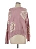 Dreamers Floral Pink Pullover Sweater Size S - photo 1