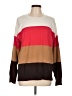 French Connection Color Block Brown Pullover Sweater Size L - photo 1