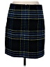 J. McLaughlin Plaid Blue Formal Skirt Size 8 - photo 2