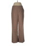 MNG Plaid Brown Dress Pants Size 8 - photo 1