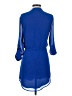 Naked Zebra 100% Polyester Blue Casual Dress Size S - photo 2