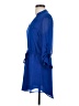 Naked Zebra 100% Polyester Blue Casual Dress Size S - photo 5