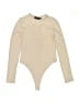 PrettyLittleThing 100% Polyester Tan Bodysuit Size 4 - photo 1