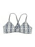 Unbranded Print Blue Swimsuit Top Size S (estimated) - photo 1