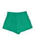 Shein 100% Polyester Solid Green Shorts Size 2 - photo 2