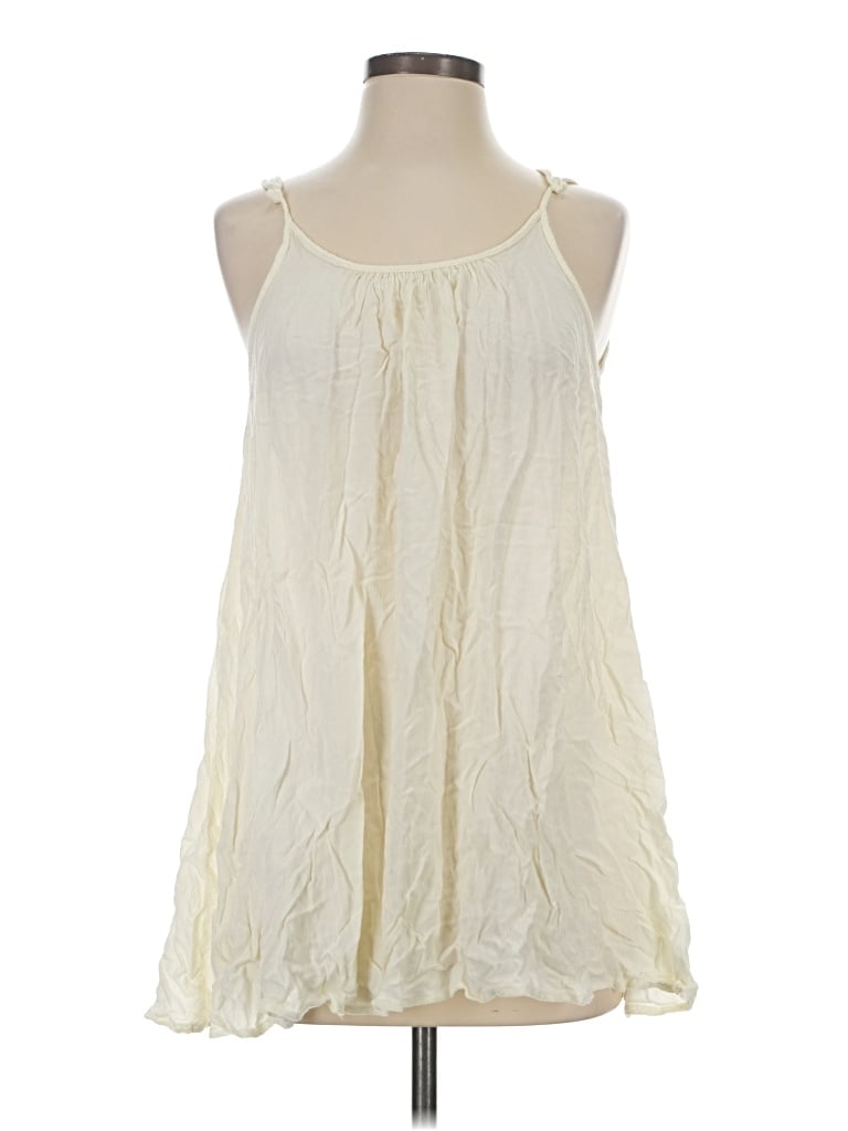 Pre-owned Roxy Sleeveless Blouse In White