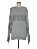 Sam & Lavi Gray Long Sleeve Top Size M - photo 2