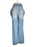 Fashion Nova 100% Cotton Hearts Blue Jeans Size 11 - photo 2