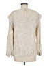 Coach 100% Viscose Ivory Long Sleeve Blouse Size 6 - photo 2