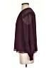 Ann Taylor 100% Polyester Burgundy Long Sleeve Blouse Size XXS - photo 5