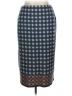 Max Studio Print Blue Casual Skirt Size XL - photo 1