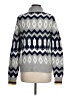J.Crew Chevron-herringbone Gray Pullover Sweater Size M - photo 2
