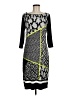 Tribal Graphic Black Casual Dress Size M - photo 1