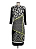Tribal Graphic Black Casual Dress Size M - photo 2