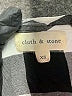 Cloth & Stone 100% Rayon Checkered-gingham Black Short Sleeve Top Size XS - photo 7