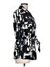 Heart Soul Print Black Blazer Size L - photo 4