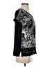 Chico's 100% Polyester Black Short Sleeve Blouse Size Sm (0) - photo 4