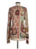 ETRO Paisley Gold Silk Pullover Sweater Size EU (IT) 44 / US 8 - photo 2