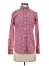 J.Crew Checkered-gingham Red Long Sleeve Button-Down Shirt Size 00 - photo 1