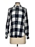 Tommy Hilfiger Checkered-gingham Gray Long Sleeve Button-Down Shirt Size S - photo 1