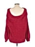 Unbranded 100% Polyester Red Pullover Sweater Size L - photo 2