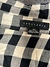 Sanctuary Checkered-gingham Black Long Sleeve Button-Down Shirt Size M - photo 7