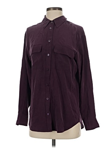 Equipment Long Sleeve Button-Down Shirt (view 1)