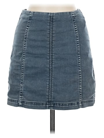 Free People Denim Skirt (view 1)