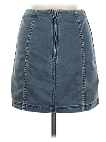 Free People Denim Skirt (view 2)