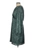 Gianni Bini 100% Polyester Paisley Teal Casual Dress Size 10 - photo 5