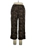 Robert Louis 100% Rayon Animal Print Brown Casual Pants Size XL - photo 2