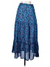 Paige 100% Polyester Paisley Blue Casual Skirt Size XS - photo 1