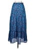 Paige 100% Polyester Paisley Blue Casual Skirt Size XS - photo 2