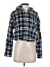 Timing 100% Polyester Plaid Blue Jacket Size S - photo 1
