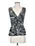 Ann Taylor LOFT Silver Sleeveless Blouse Size XS - photo 1