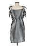Libby Edelman Stripes Black Casual Dress Size M - photo 2