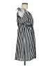 Libby Edelman Stripes Black Casual Dress Size M - photo 4