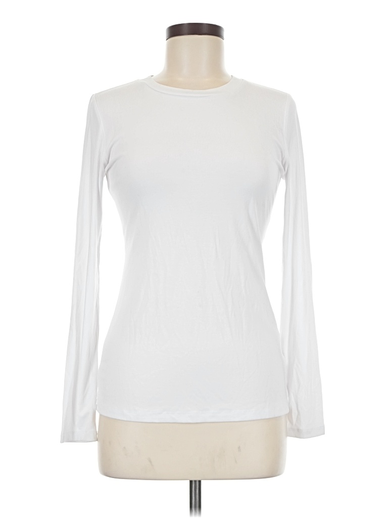 Pre-owned Assorted Brands Long Sleeve T-shirt In White