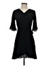 Unbranded 100% Rayon Black Cocktail Dress Size 14 - photo 1
