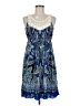 BILA 100% Rayon Paisley Blue Cocktail Dress Size M - photo 1